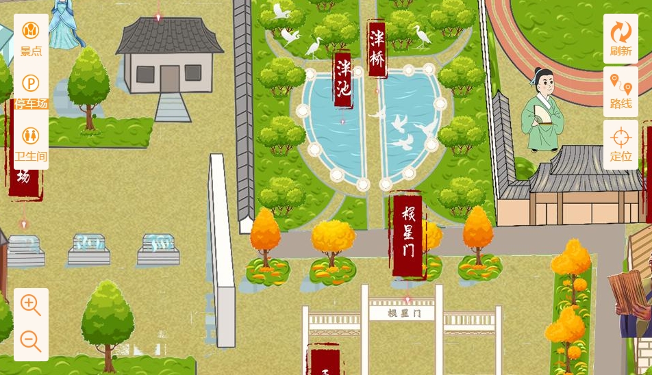 让胡路手绘地图景区语音讲解导览系统：智慧景区建设的基石